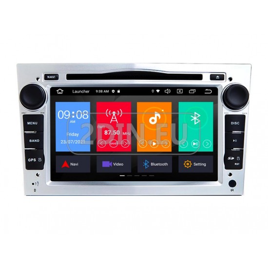 OPEL - МУЛТИМЕДИЯ / Навигация android 16 CPU:8-Core, RAM:4Gb DVD светлосива + DSP + CARPLAY + SIM